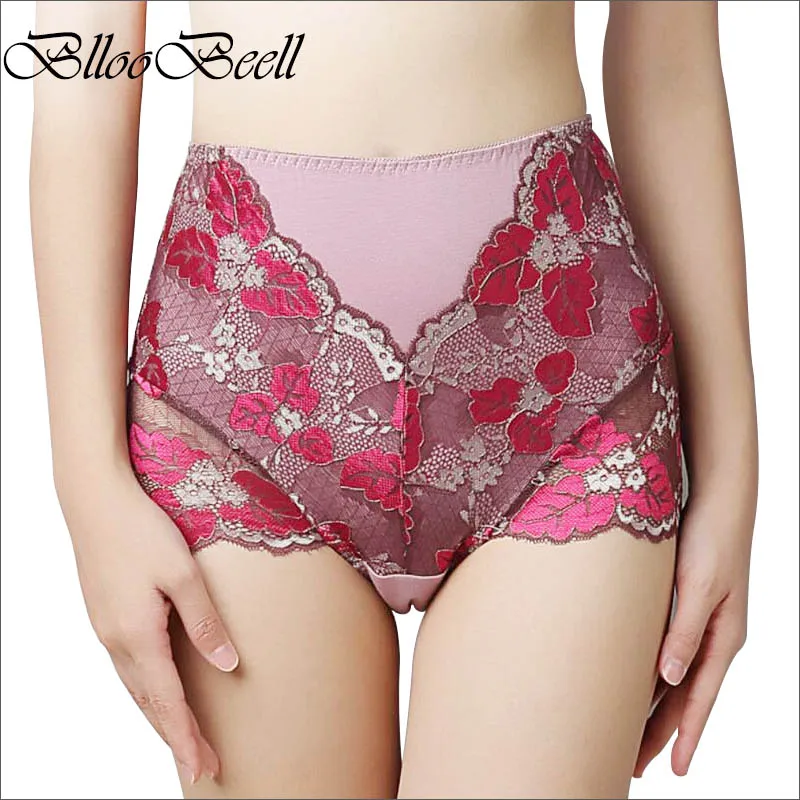 BllooBeell High Waist Cotton Underwear for Women Sexy Lace High-Rise Panties Lady's Body Shaping Briefs Hollow Out Lingerie
BllooBeell High Waist Cotton Underwear for Women Sexy Lace High-Rise Panties Lady's Body Shaping Briefs Hollow Out Lingerie