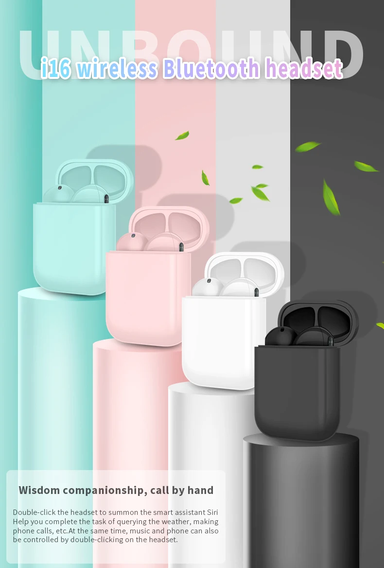 2019 Newest i16 TWS Bluetooth 5.0 Earphone Wireless Earbuds Touch Ear pod with mic headset Magnetic Charging Box
2019 Newest i16 TWS Bluetooth 5.0 Earphone Wireless Earbuds Touch Ear pod with mic headset Magnetic Charging Box