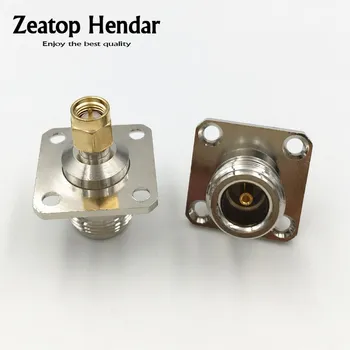 10Pcs Brass SMA Male Jack to N Type Female Plug with 4 Hole Flange Panel Mount Chassis RF Adapter SMA to N M/F Connector
10Pcs Brass SMA Male Jack to N Type Female Plug with 4 Hole Flange Panel Mount Chassis RF Adapter SMA to N M/F Connector