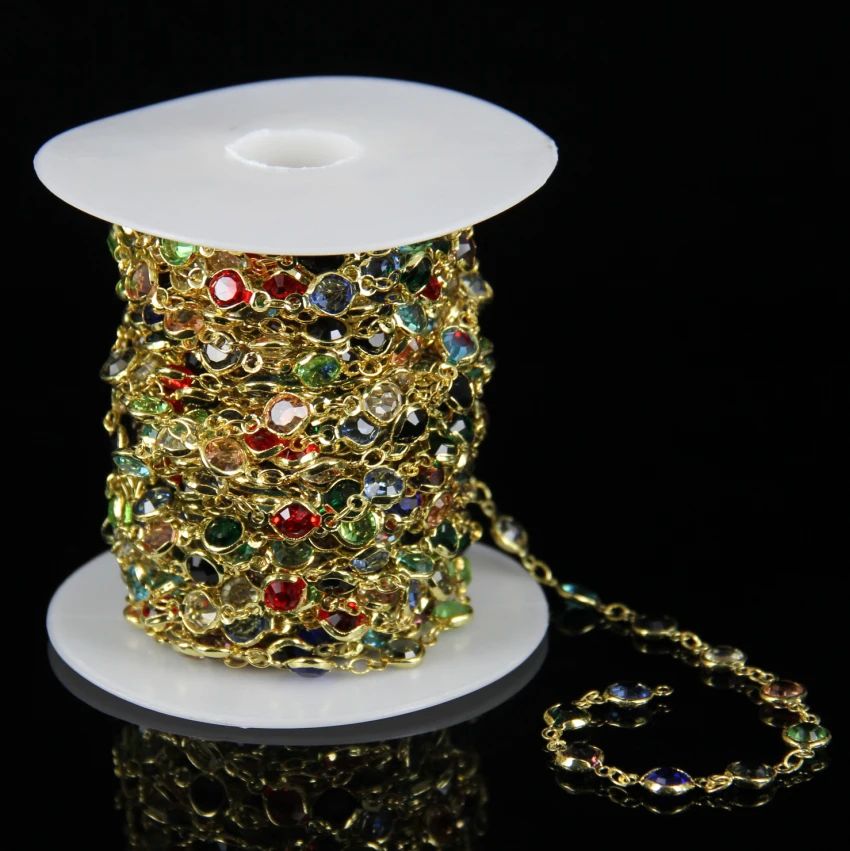 6mm,Mixed Colors Glass Coin Beaded Chains Sweater Necklace,Plated Golden Rosary Links Chains Bracelet,5 Meter Sale
6mm,Mixed Colors Glass Coin Beaded Chains Sweater Necklace,Plated Golden Rosary Links Chains Bracelet,5 Meter Sale