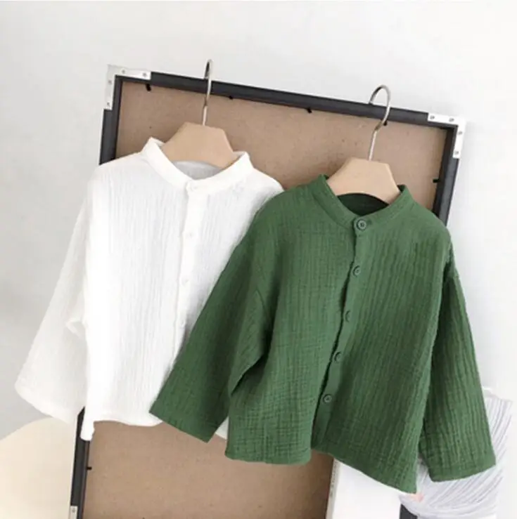 2019 New Boys Cotton Linen Shirt Full Sleeve Spring Fashion Boys Top 1-5t PF761
2019 New Boys Cotton Linen Shirt Full Sleeve Spring Fashion Boys Top 1-5t PF761