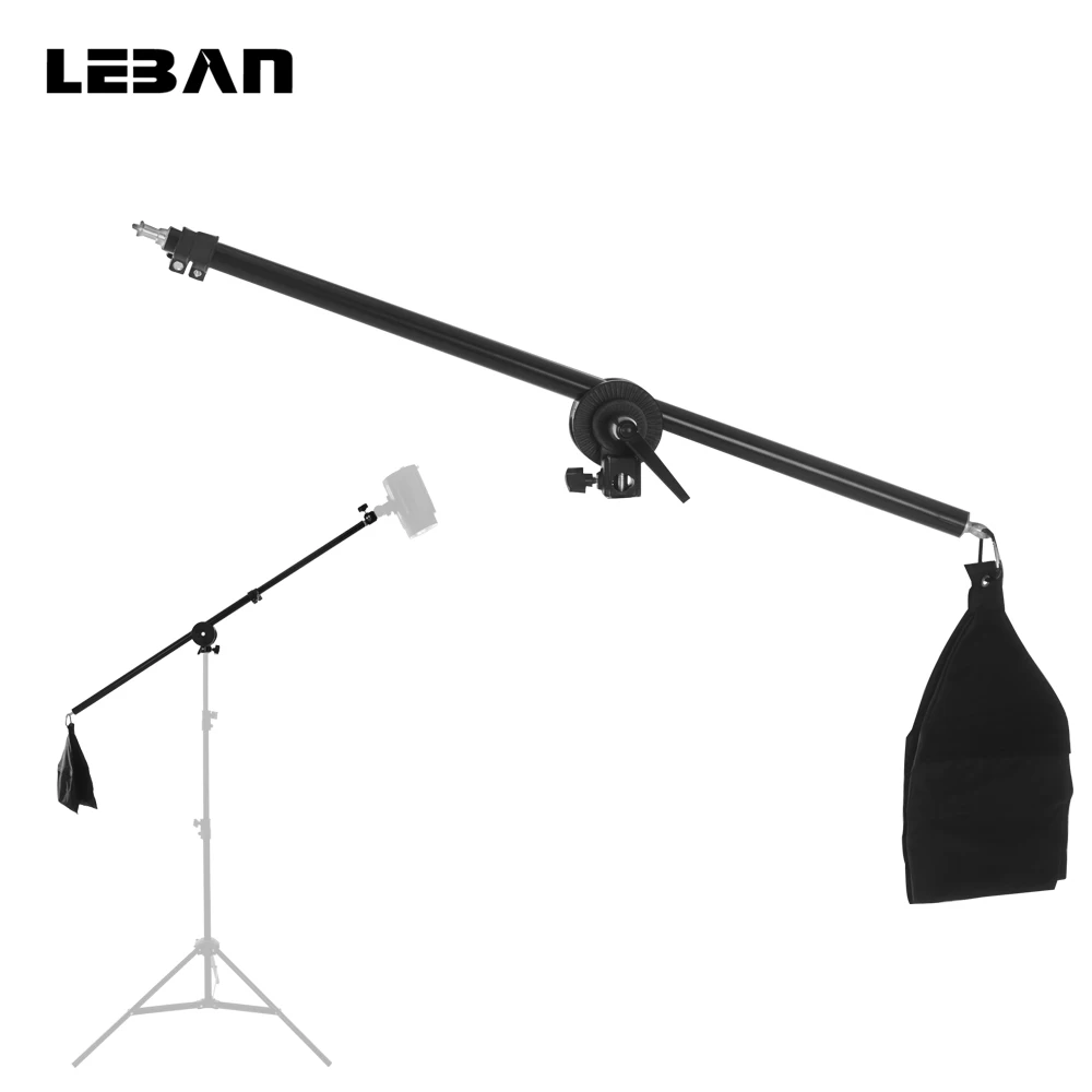 

Longest 135cm Photo Studio Kit dome Light Stand 70 -135CM Light Stand Cross Arm