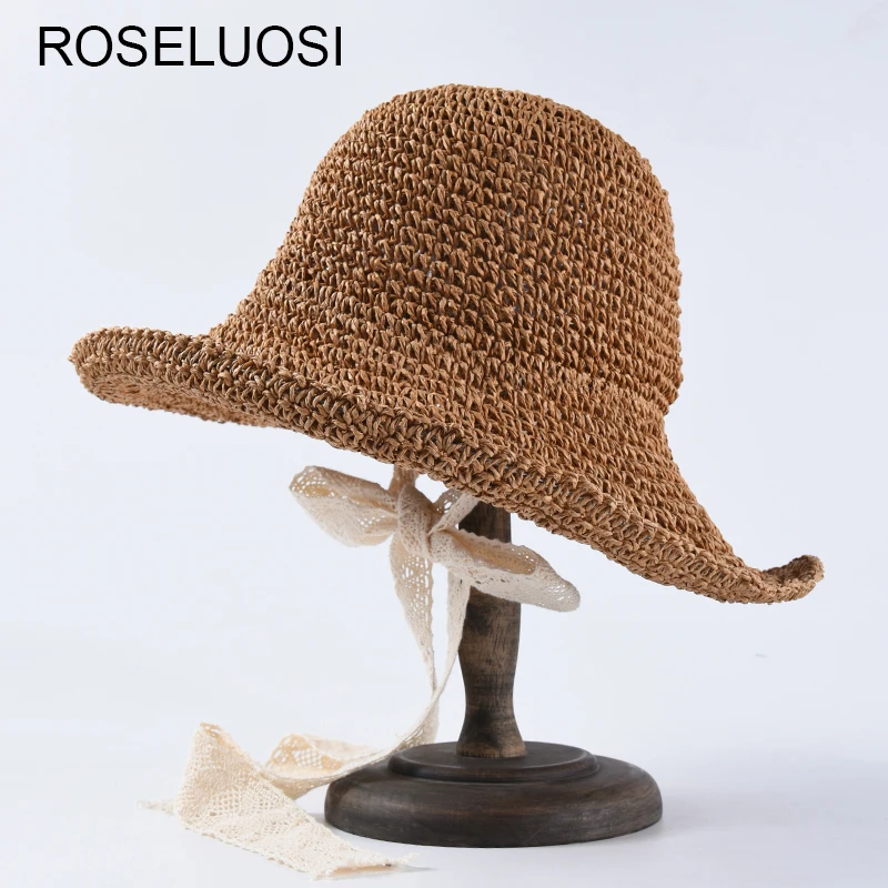 ROSELUOSI 2019 Spring Summer Women's Sun Hats Wide Brim Sun Protect Summer Hat Ladies Solid Color Beach Hat Chapeu Feminino 
ROSELUOSI 2019 Spring Summer Women's Sun Hats Wide Brim Sun Protect Summer Hat Ladies Solid Color Beach Hat Chapeu Feminino