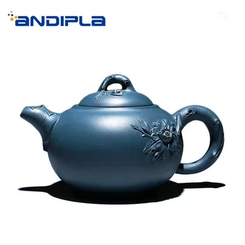 400ml Yixing Purple Clay Teapot Handmade Natural Green Mud Emboss Peony Zisha Tea Pot Drinkware Tea Ceremony Decor Collection
400ml Yixing Purple Clay Teapot Handmade Natural Green Mud Emboss Peony Zisha Tea Pot Drinkware Tea Ceremony Decor Collection