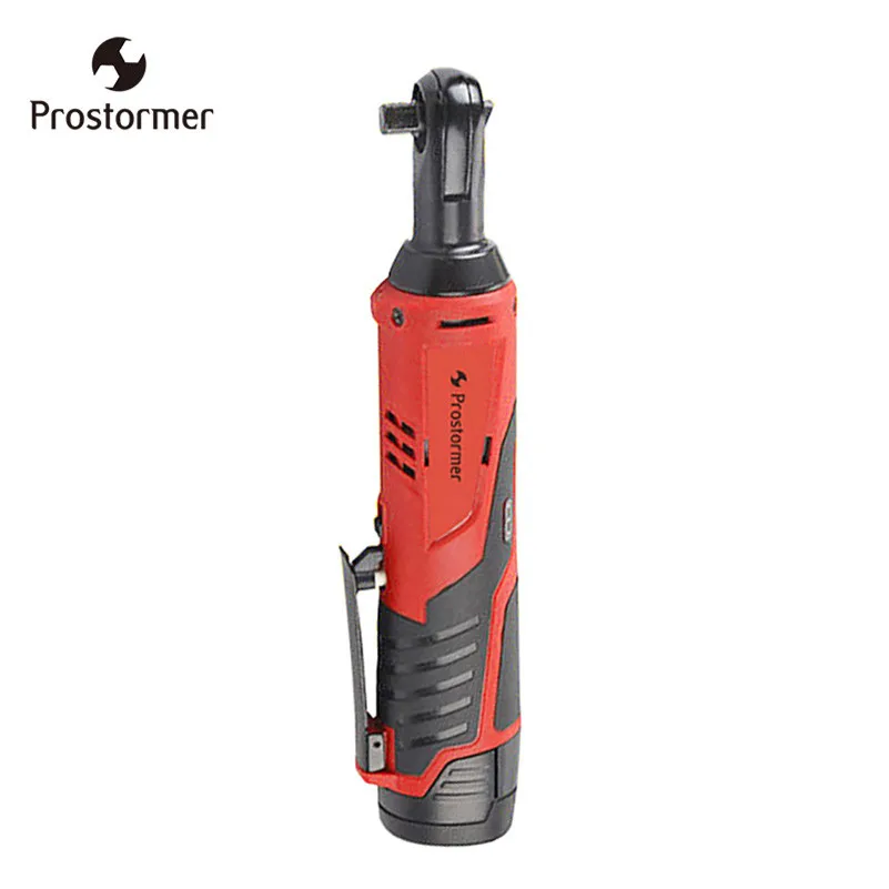 Prostorme 12V 45NM Torque 1500mAh Cordless Angle Electric Wrench Li-ion 3/8 Electric Ratchet Wrench Remove scaffolding Tools
Prostorme 12V 45NM Torque 1500mAh Cordless Angle Electric Wrench Li-ion 3/8 Electric Ratchet Wrench Remove scaffolding Tools