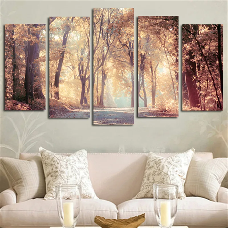 5pcs Wall Art Canvas Painting Printed Landscape Autumn Leaves Modular Pictures Posters Home Decoration For Living Room No Framed
5pcs Wall Art Canvas Painting Printed Landscape Autumn Leaves Modular Pictures Posters Home Decoration For Living Room No Framed