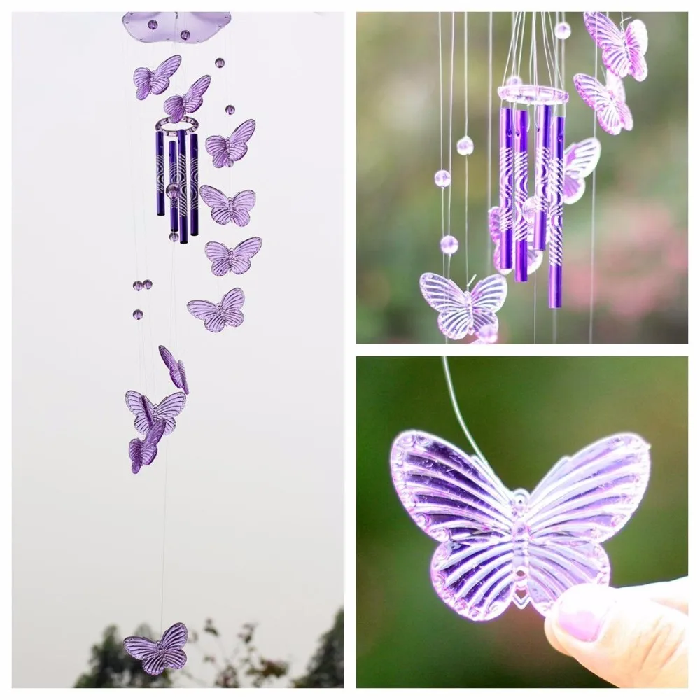 Crystal Butterfly Wind Chime Bell Hanging Dream Catcher Ornament Yard Garden Room Feng Shui Decorating Colgante Campanul
Crystal Butterfly Wind Chime Bell Hanging Dream Catcher Ornament Yard Garden Room Feng Shui Decorating Colgante Campanul