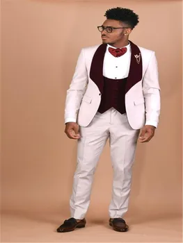 Groom Men's Slim Fit Suit Dress Custom Design High Quality Best Tuxedo Wedding / Dinner / Party Men's Clothing
Groom Men's Slim Fit Suit Dress Custom Design High Quality Best Tuxedo Wedding / Dinner / Party Men's Clothing