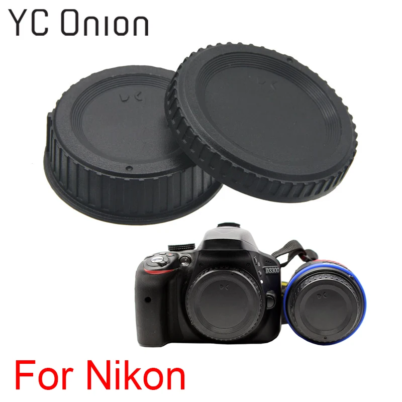 2 in 1 Rear Lens Cap+Camera Body Cover Cap for Nikon F Moun D3100 D3300 D3400 D5500 D5300 D7200 D7100 D750 D500 D40 DSLR Cameras
2 in 1 Rear Lens Cap+Camera Body Cover Cap for Nikon F Moun D3100 D3300 D3400 D5500 D5300 D7200 D7100 D750 D500 D40 DSLR Cameras