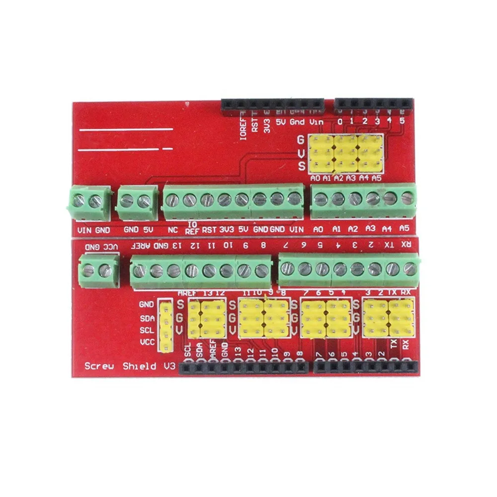 Proto винтовой терминальный щит V2 V3 R3 медиа экспоненсионная Прототипная плата
Proto винтовой терминальный щит V2 V3 R3 медиа экспоненсионная Прототипная плата