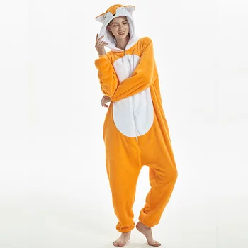 Zipper Fox Onesies Animal Pyjamas Women Pajamas For Adult Men Kigurumi One-Piece Pijama Halloween Party Jumpsuit Cosplay Costume
Zipper Fox Onesies Animal Pyjamas Women Pajamas For Adult Men Kigurumi One-Piece Pijama Halloween Party Jumpsuit Cosplay Costume