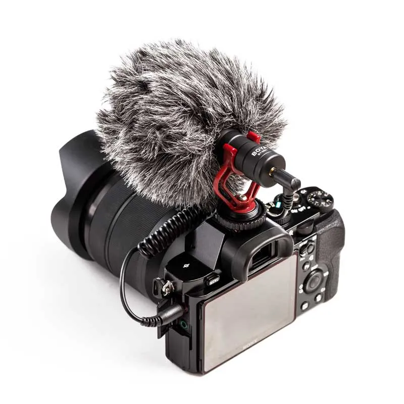 BOYA BY-MM1 Compact On-Camera Video Microphone Youtube Vlogging Recording Mic for iPhone HuaWei Xiaomi Smartphone DJI Osmo Canon
BOYA BY-MM1 Compact On-Camera Video Microphone Youtube Vlogging Recording Mic for iPhone HuaWei Xiaomi Smartphone DJI Osmo Canon