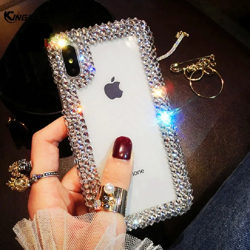 For iPhone X XS MAX XR phone Case luxury Rhinestone Soft edge acrylic Diamond Clear Crystal For iPhone 6 6S 7 8 Plus shell coque
For iPhone X XS MAX XR phone Case luxury Rhinestone Soft edge acrylic Diamond Clear Crystal For iPhone 6 6S 7 8 Plus shell coque