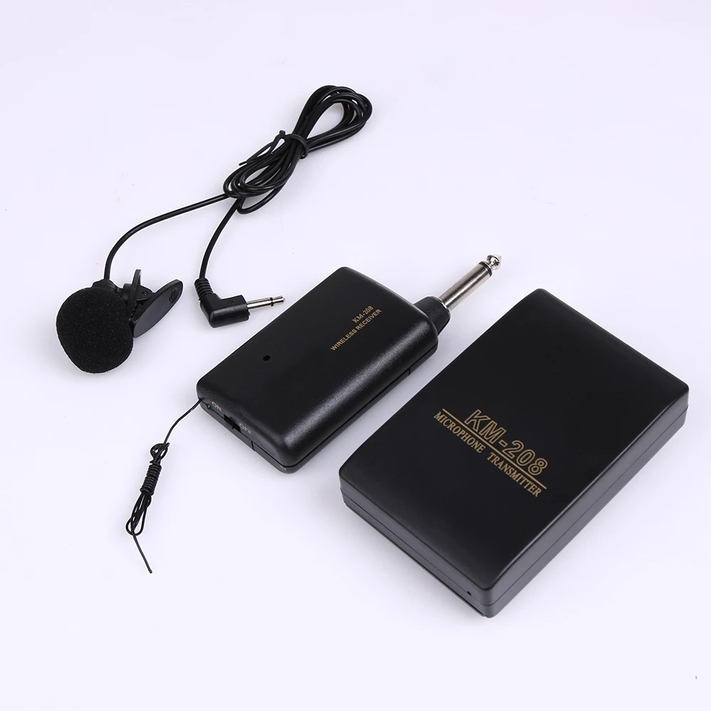 3.5mm Stereo Mini Wireless FM Transmitter Receiver Lavalier Lapel Clip Microphone Mic System for ConferenceTeacher Teaching
3.5mm Stereo Mini Wireless FM Transmitter Receiver Lavalier Lapel Clip Microphone Mic System for ConferenceTeacher Teaching