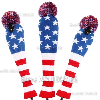 Golf New 3Pcs 1# 3# 5# One Set Stars & Stripes Wool Knit Pom CoversGolf Clubs Set Driver 3# 5# Fairway Wood headcovers
Golf New 3Pcs 1# 3# 5# One Set Stars & Stripes Wool Knit Pom CoversGolf Clubs Set Driver 3# 5# Fairway Wood headcovers