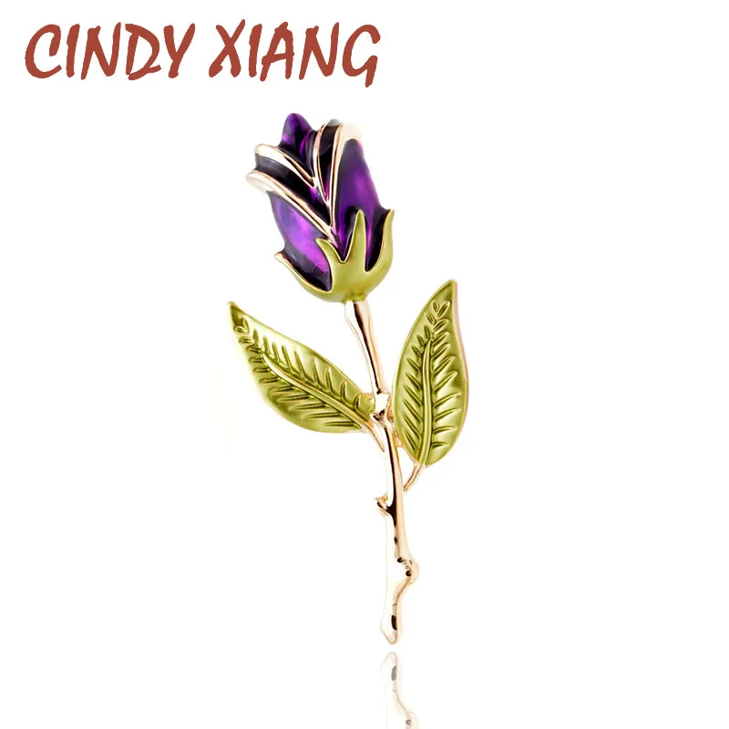 CINDY XIANG 2 Colors Choose Enamel Flower Brooches for Women Gold Color Plated Rose Pins Brooch High Quality Simple Design Gift
CINDY XIANG 2 Colors Choose Enamel Flower Brooches for Women Gold Color Plated Rose Pins Brooch High Quality Simple Design Gift