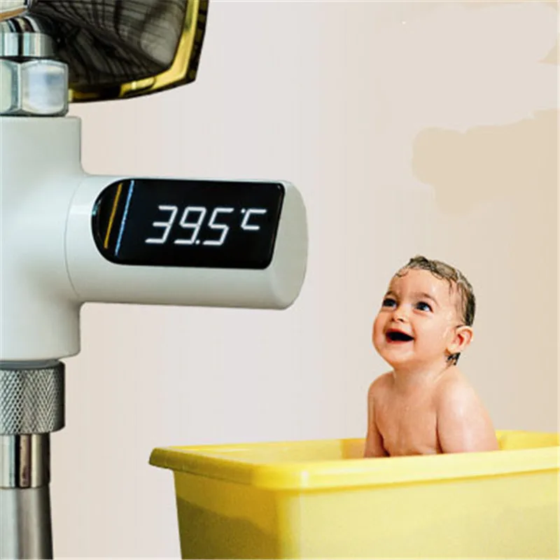 LED Display Home Water Shower Thermometer Flow Self-Generating Electricity Water Temperture Meter Monitor For Baby Health Care
LED Display Home Water Shower Thermometer Flow Self-Generating Electricity Water Temperture Meter Monitor For Baby Health Care