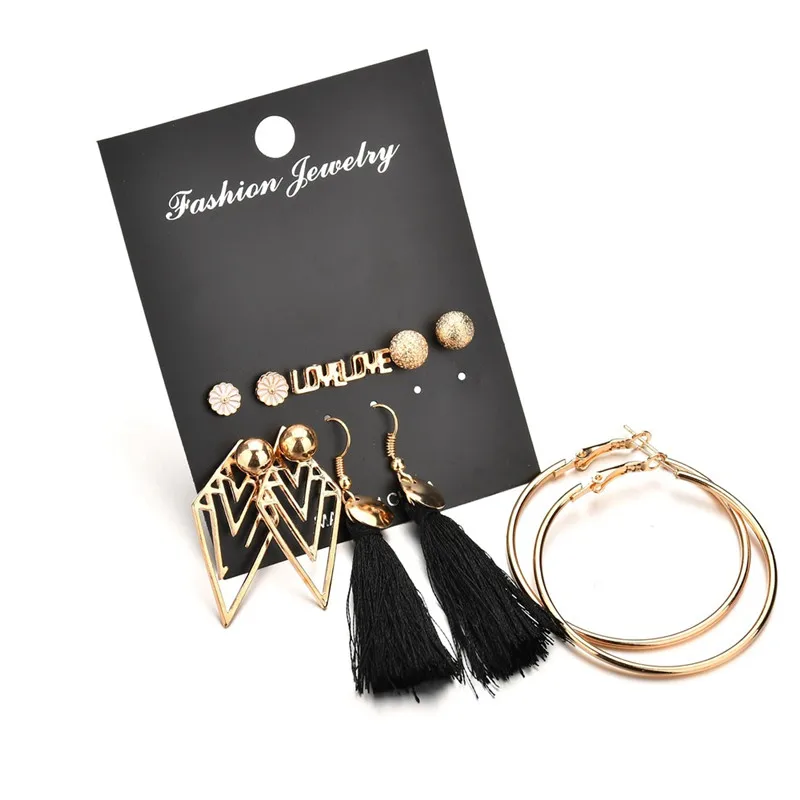 Modyle Handmade Gold Color Long Tassel Earrings Bohemian Hollow Flower Beads Letter Stud Earrings For Women Jewelry
Modyle Handmade Gold Color Long Tassel Earrings Bohemian Hollow Flower Beads Letter Stud Earrings For Women Jewelry