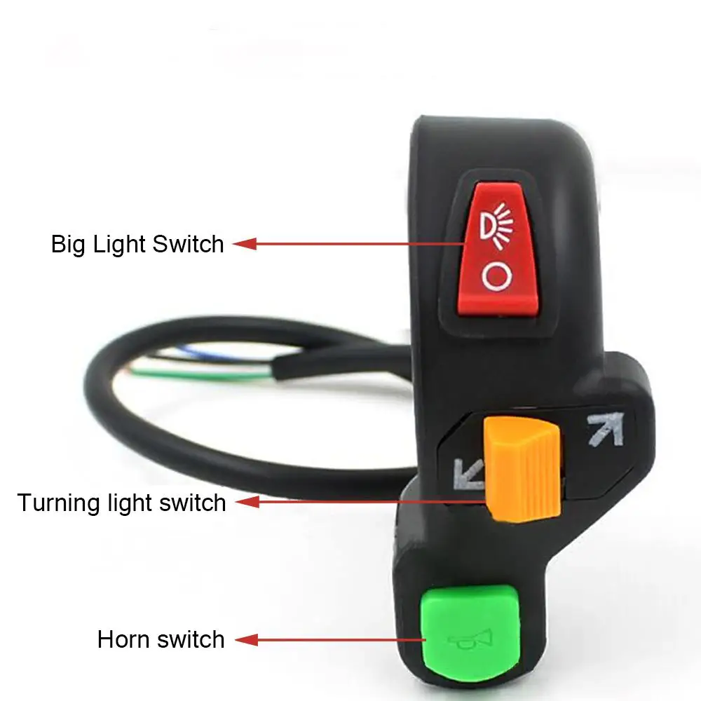 Adeeing 3 in 1 Combination Switch Turn Signal Horn Modification Switch for Electric Bike Motorcycle Combination Switch r30
Adeeing 3 in 1 Combination Switch Turn Signal Horn Modification Switch for Electric Bike Motorcycle Combination Switch r30