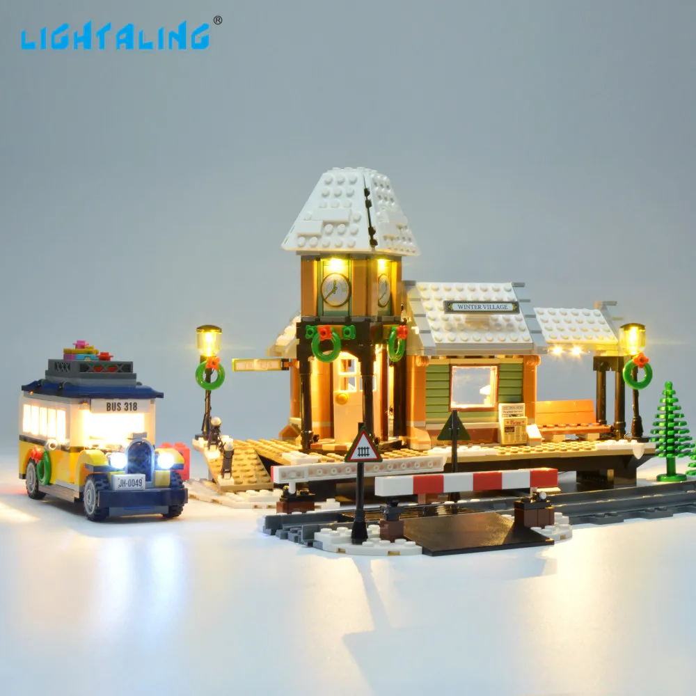 Lightaling LED Light Set For 10259 Creator Expert Winter Village Station Building Model Lighting Kit Compatible with 36011 39074
Lightaling LED Light Set For 10259 Creator Expert Winter Village Station Building Model Lighting Kit Compatible with 36011 39074