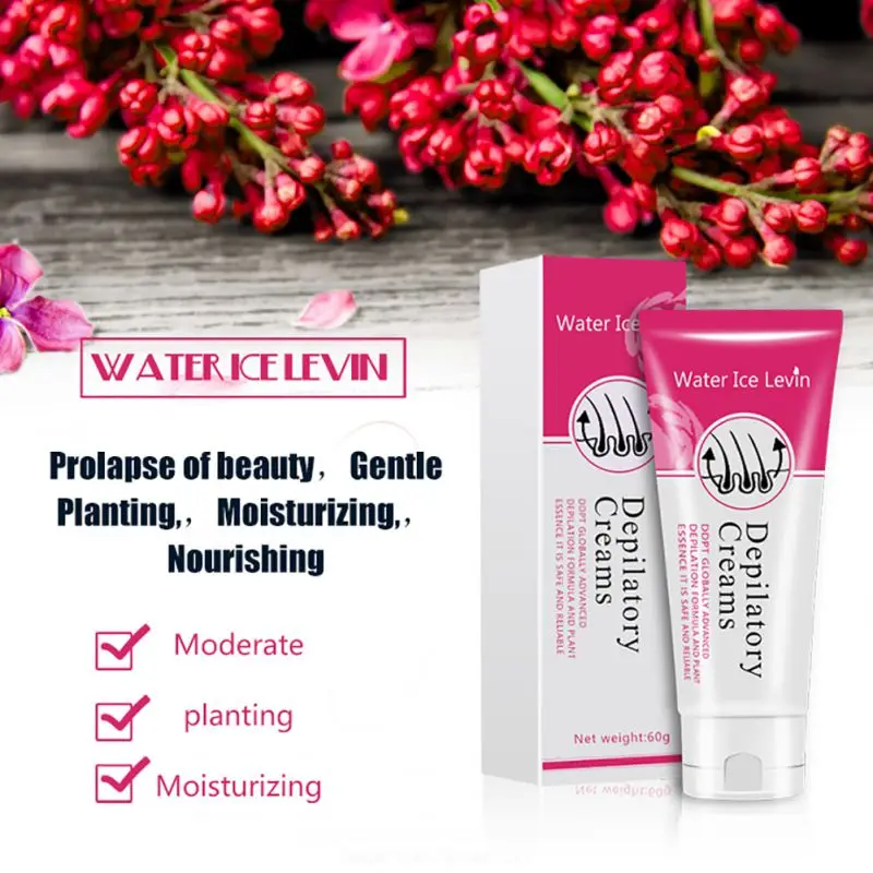 Depilatory Hair Removal Cream - Water Ice Levin Depilatory Hair Removal Cream - Water Ice Levin