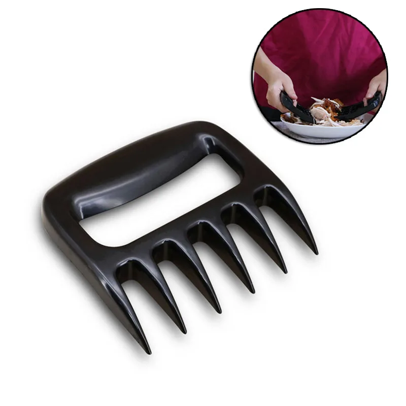 High Quality Meat Cutting Plastic Bear Claws Barbecue Fork Color Box Packing Thickening Solid Meat Divided Tearing Food Grade
High Quality Meat Cutting Plastic Bear Claws Barbecue Fork Color Box Packing Thickening Solid Meat Divided Tearing Food Grade