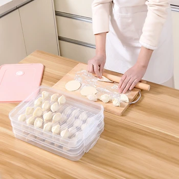 Refrigerator Dumplings Fish Storage Box Plastic Freezer Fridges Space Saver Food Container Organizer Kitchen Storage Boxes
Refrigerator Dumplings Fish Storage Box Plastic Freezer Fridges Space Saver Food Container Organizer Kitchen Storage Boxes