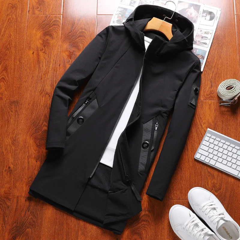KH Spring Autumn New Arrival Men's Jacket Coat Mens Casual Hooded Long Jacket Men Windbreaker Outerwear Jaqueta Plus Size M~4XL
KH Spring Autumn New Arrival Men's Jacket Coat Mens Casual Hooded Long Jacket Men Windbreaker Outerwear Jaqueta Plus Size M~4XL
