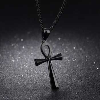 Meaning "Life" Egyptian Ankh Pendants Necklace in Stainless Steel Hieroglyph Jewelry with 22'' Free Chain - Silver, Gold, Black
Meaning "Life" Egyptian Ankh Pendants Necklace in Stainless Steel Hieroglyph Jewelry with 22'' Free Chain - Silver, Gold, Black