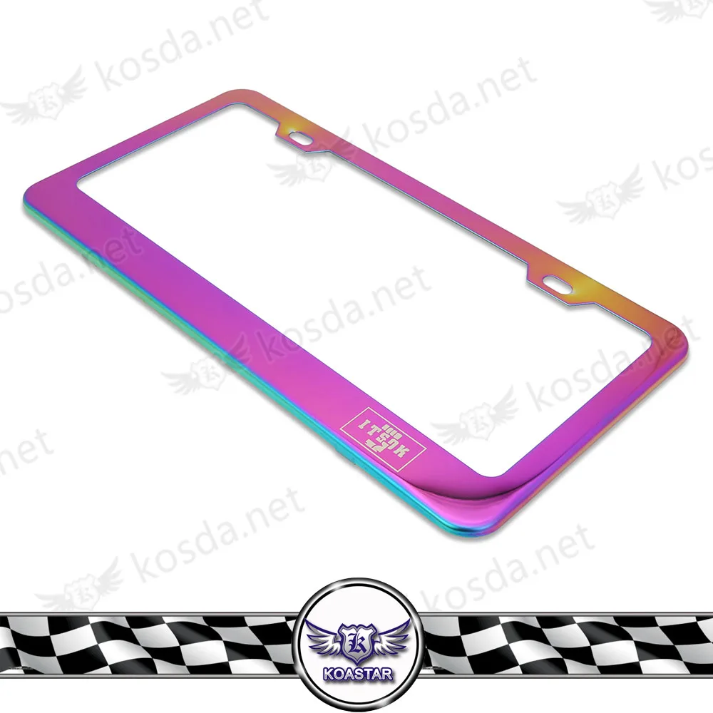 Stainless Steel Neo Chrome License Plate Frame Tag cover Holder For Auto vehicles for USA American Canada Car
Stainless Steel Neo Chrome License Plate Frame Tag cover Holder For Auto vehicles for USA American Canada Car