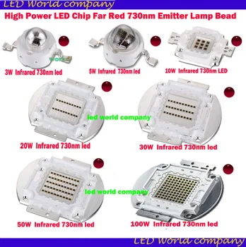 High Power LED Chip 730nm -740nm IR LED Infrared 1W 3W 5W 10W 20W 30W 50W 100W Emitter Light Lamp LED Beads
High Power LED Chip 730nm -740nm IR LED Infrared 1W 3W 5W 10W 20W 30W 50W 100W Emitter Light Lamp LED Beads