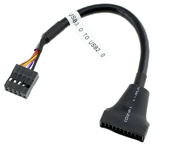 DHL 100pcs/lot Mainboard Motherboard USB 3.0 20 Pin male to USB 2.0 9 pin Female Housing Cable Extension Adapter Cable
DHL 100pcs/lot Mainboard Motherboard USB 3.0 20 Pin male to USB 2.0 9 pin Female Housing Cable Extension Adapter Cable
