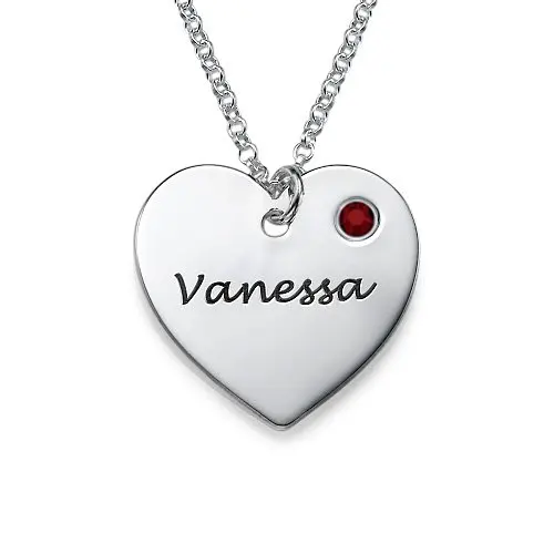 Personalized Heart Pendant Necklace with Birthstone 2018 High Quality Short Necklaces Custom Made Any Handwriting Name YP2501
Personalized Heart Pendant Necklace with Birthstone 2018 High Quality Short Necklaces Custom Made Any Handwriting Name YP2501