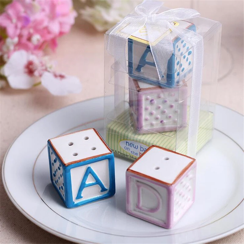 Ceramic Salt & Pepper Shaker Wedding Favors And Gifts For Guests Baby Shower Souvenirs Decoration Event & Party Supplies
Ceramic Salt & Pepper Shaker Wedding Favors And Gifts For Guests Baby Shower Souvenirs Decoration Event & Party Supplies