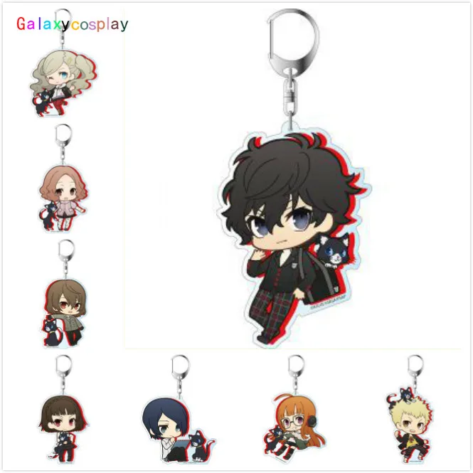 P5 PERSONA 5 Keychain Acrylic Strap Charms Key Ring Holder Pendant Jewelry Cosplay Accessories Props Gift Trinket Souvenir
P5 PERSONA 5 Keychain Acrylic Strap Charms Key Ring Holder Pendant Jewelry Cosplay Accessories Props Gift Trinket Souvenir