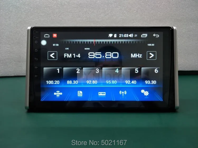 Perfect Yulbro android 8.1 octa core car dvd multimedia player for Toyota RAV4 2019 with radio bluetooth gps navigation video IPS screen 15