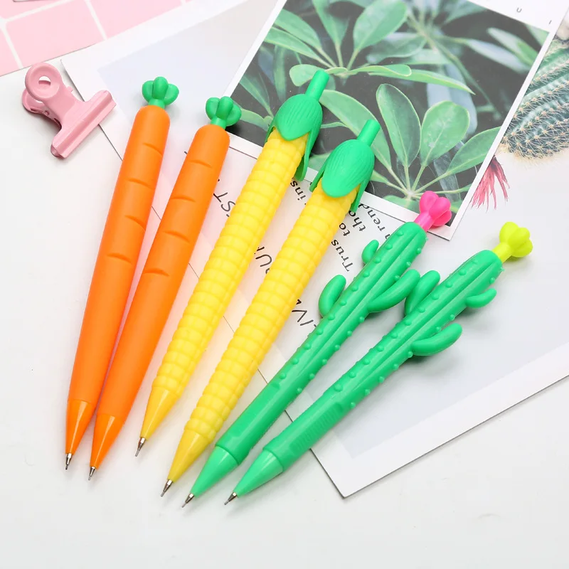 36 pcs/lot 0.5/0.7mm Cactus Corn Mechanical Pencil Cute Carrot Automatic Drawing Pen School writing Supplies Stationery gift
36 pcs/lot 0.5/0.7mm Cactus Corn Mechanical Pencil Cute Carrot Automatic Drawing Pen School writing Supplies Stationery gift