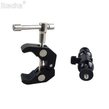 DSLR Camera Magic Arm Ball Head Mount Super Clamp for Camera LCD Monitor LED Light Tripod for Canon 5DIII for Nikon D3200
DSLR Camera Magic Arm Ball Head Mount Super Clamp for Camera LCD Monitor LED Light Tripod for Canon 5DIII for Nikon D3200
