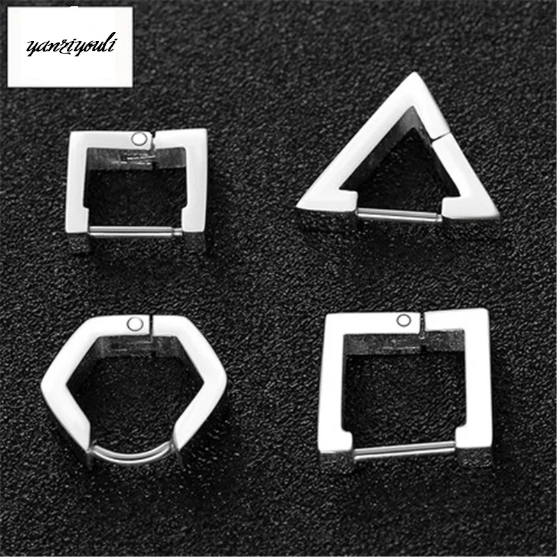 1Pcs Fashion Pop Black Triangle Unisex Punk Rock Stainless Steel Men Women Ear Square Stud Earrings Pierced Ear Plug Oorbellen
1Pcs Fashion Pop Black Triangle Unisex Punk Rock Stainless Steel Men Women Ear Square Stud Earrings Pierced Ear Plug Oorbellen