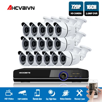 1080P AHD DVR NVR CCTV 16CH HDMI 16pcs AHD 720P 2000TVL IR Weatherproof CCTV Camera Security System Surveillance Kit 4TB Hard
1080P AHD DVR NVR CCTV 16CH HDMI 16pcs AHD 720P 2000TVL IR Weatherproof CCTV Camera Security System Surveillance Kit 4TB Hard