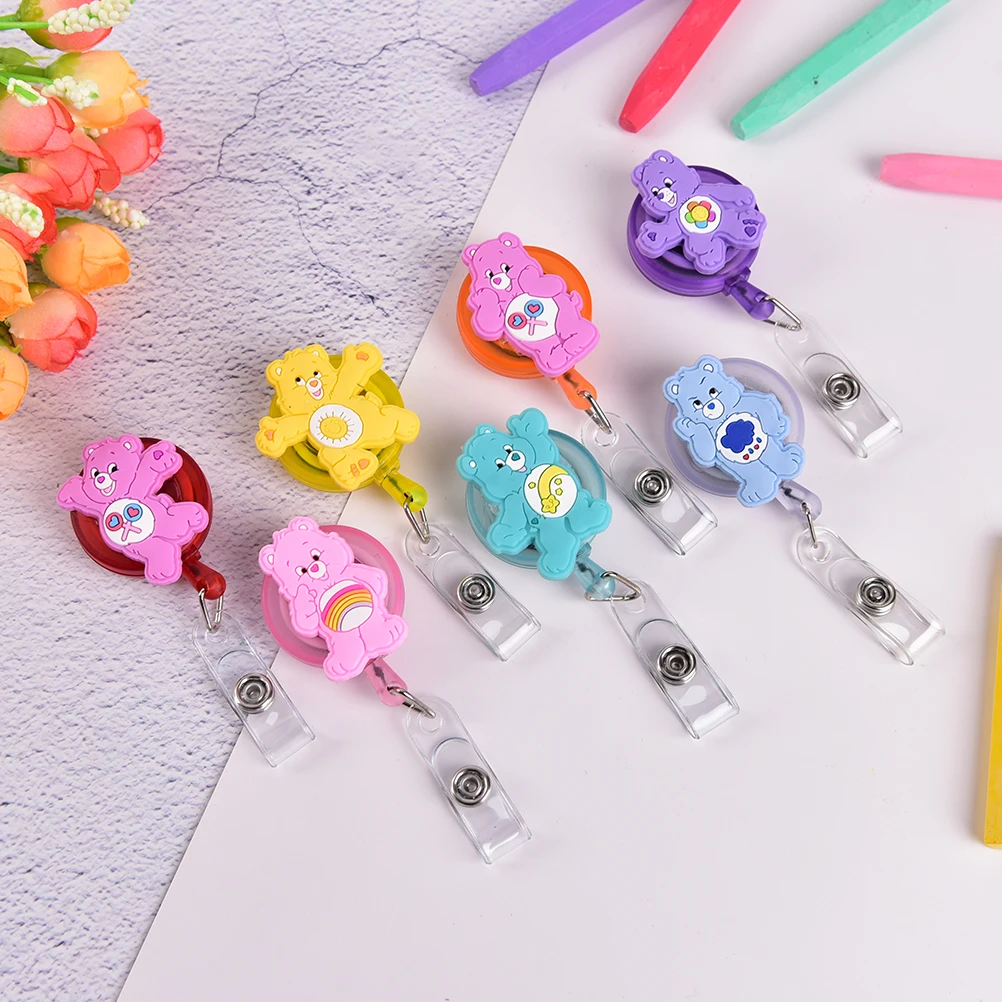 1Pcs Cartoon Retractable silicone Badge Reel Student Nurse Exihibiton ID Name Card Badge Holder
1Pcs Cartoon Retractable silicone Badge Reel Student Nurse Exihibiton ID Name Card Badge Holder