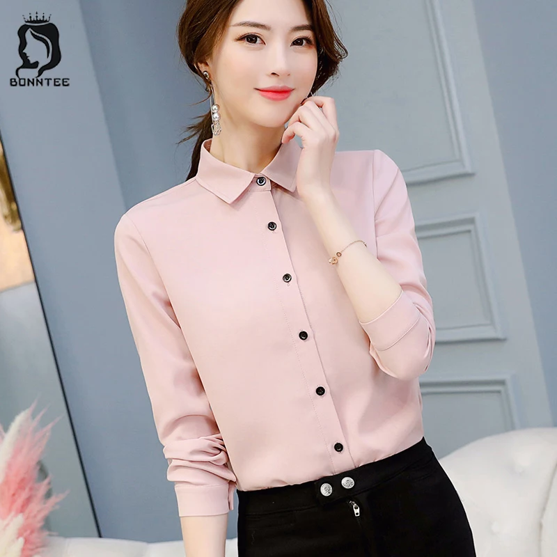 Elegant Women Blouses Womens Solid Long Sleeve Chiffon Trendy Female Blouse Females Single Breasted Various Colors Sweet Ladies
Elegant Women Blouses Womens Solid Long Sleeve Chiffon Trendy Female Blouse Females Single Breasted Various Colors Sweet Ladies