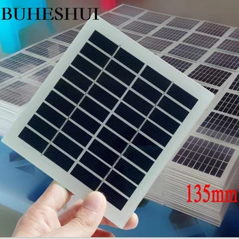 BUHESHUI 2W 9V Solar Panel Glass Laminated Solar Cell Module DIY Solar Battery Charger Polycrystalline 135*125MM Free Shipping
BUHESHUI 2W 9V Solar Panel Glass Laminated Solar Cell Module DIY Solar Battery Charger Polycrystalline 135*125MM Free Shipping