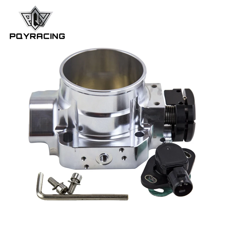 Honda Civic EG EK DA DC2 B16A B18C DOHC Silver 70mm Intake Throttle Body TPS