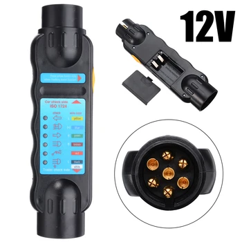 1pc 12V Diagnostic Tool 7Pin Tow Bar Light Wiring Circuit Tester Plug Socket For Car Trailer Caravan Towing
1pc 12V Diagnostic Tool 7Pin Tow Bar Light Wiring Circuit Tester Plug Socket For Car Trailer Caravan Towing