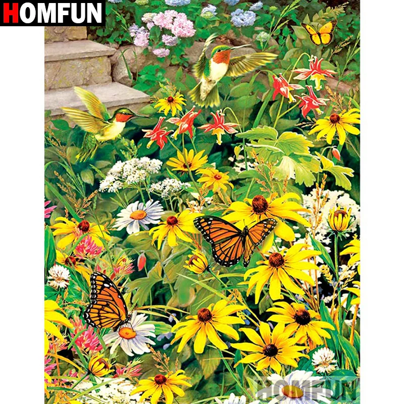 HOMFUN Full Square/Round Drill 5D DIY Diamond Painting "Flower butterfly" 3D Diamond Embroidery Cross Stitch Home Decor A21351
HOMFUN Full Square/Round Drill 5D DIY Diamond Painting "Flower butterfly" 3D Diamond Embroidery Cross Stitch Home Decor A21351