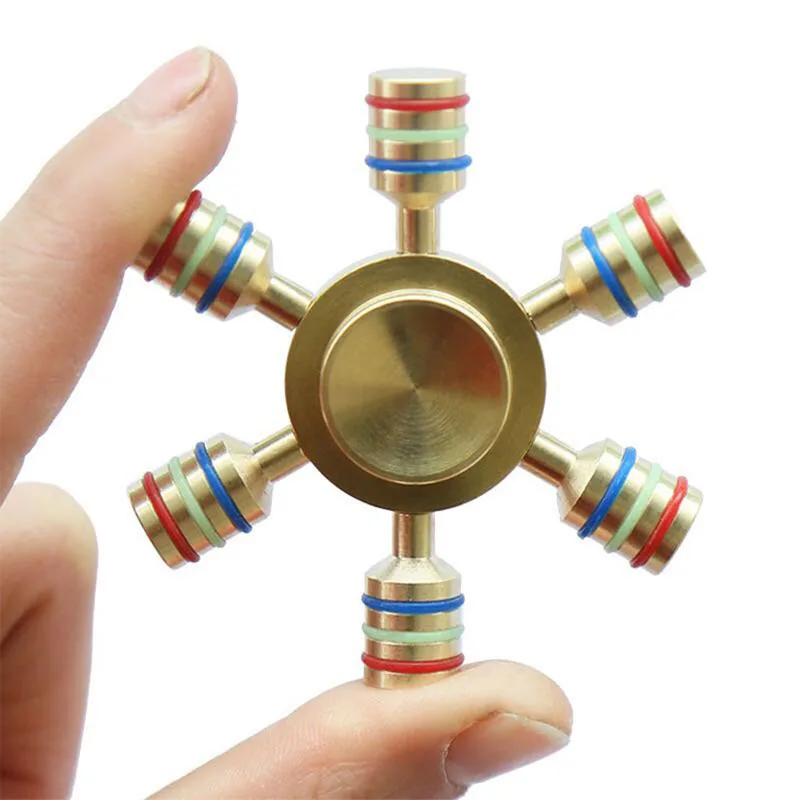 30pcs/lot Removable Rainbow Circle Six Arms Pure Copper Fingertip Gyro Fidget Hand Spinner Finger Spinner Relieve Autism Stress
30pcs/lot Removable Rainbow Circle Six Arms Pure Copper Fingertip Gyro Fidget Hand Spinner Finger Spinner Relieve Autism Stress
