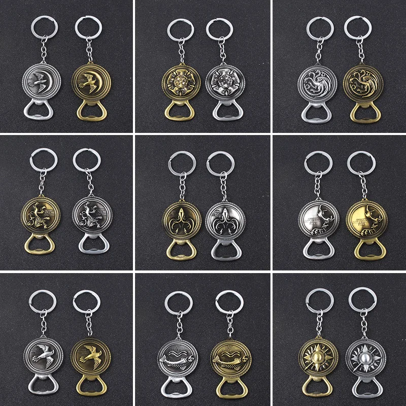 New Game Of Thrones House Stark Wolf Head Keychain Bottle Opener Chaveiro Keychain For Keys Chain Beer Open Tools Souvenirs Gift
New Game Of Thrones House Stark Wolf Head Keychain Bottle Opener Chaveiro Keychain For Keys Chain Beer Open Tools Souvenirs Gift