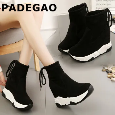 winter new ultra high heel heightening warm elastic boots short boots snow boots female sponge cake thick Martin boots
winter new ultra high heel heightening warm elastic boots short boots snow boots female sponge cake thick Martin boots