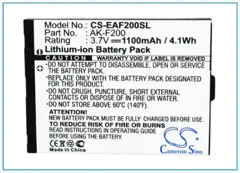 Cameron Sino 1100mAh battery for EMPORIA F200 F210 TELME Telme Flip AK-F200 AK-F200(V1.0) for TELME F200 F210
Cameron Sino 1100mAh battery for EMPORIA F200 F210 TELME Telme Flip AK-F200 AK-F200(V1.0) for TELME F200 F210